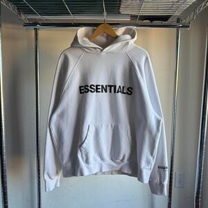 White Fall Winter 2020 Essentials Fear of God Hoodie Pullover